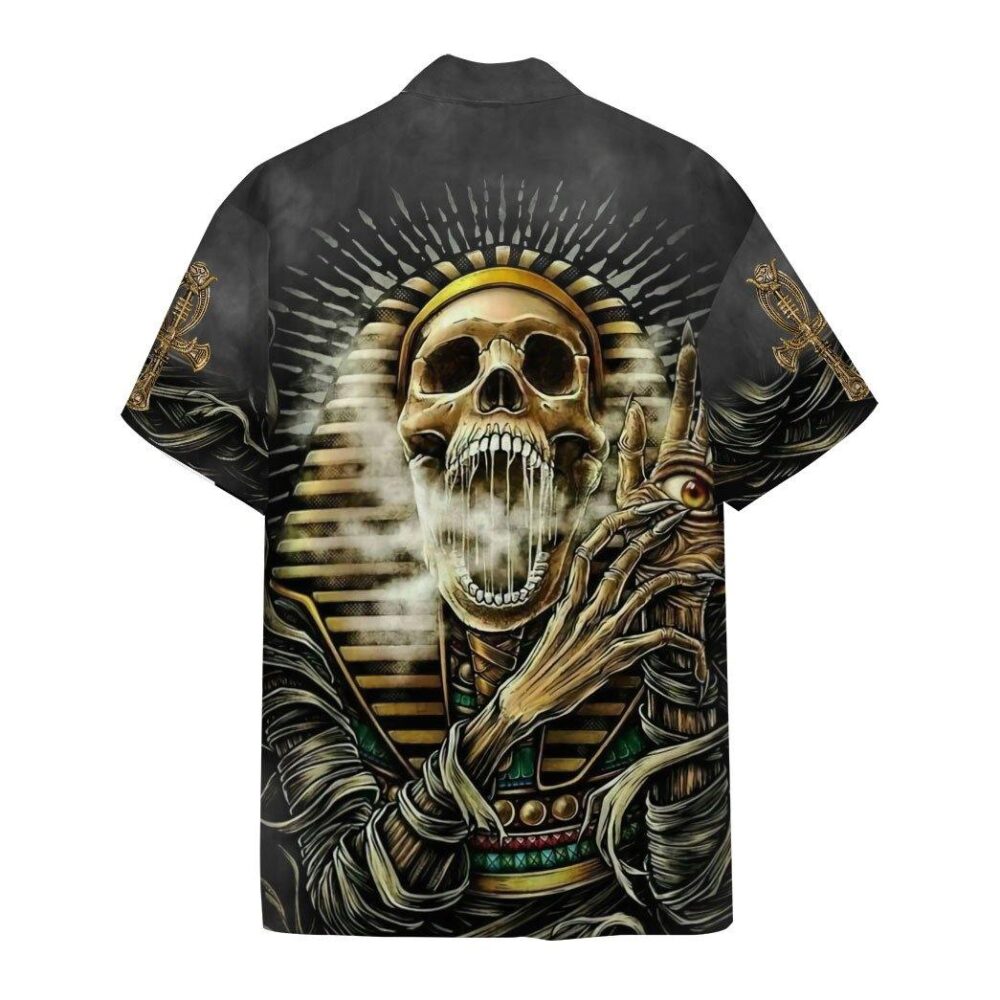 Sacred Skull Ancient Egypt Custom Short Sleeves Shirt