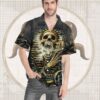 Sacred Skull Ancient Egypt Custom Short Sleeves Shirt Zvyii