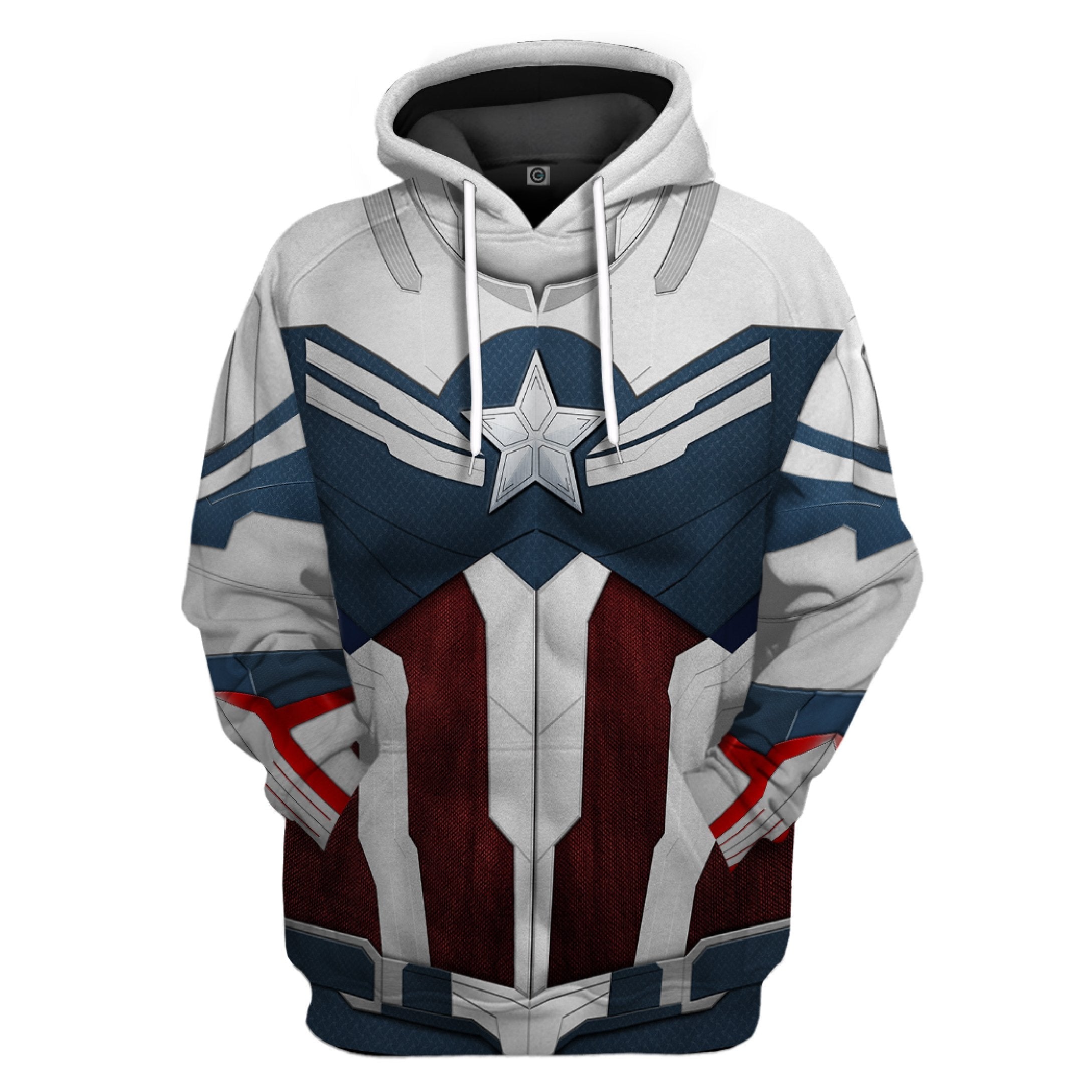 Sam Wilson Captain America All Over Print T-Shirt Hoodie Apparel