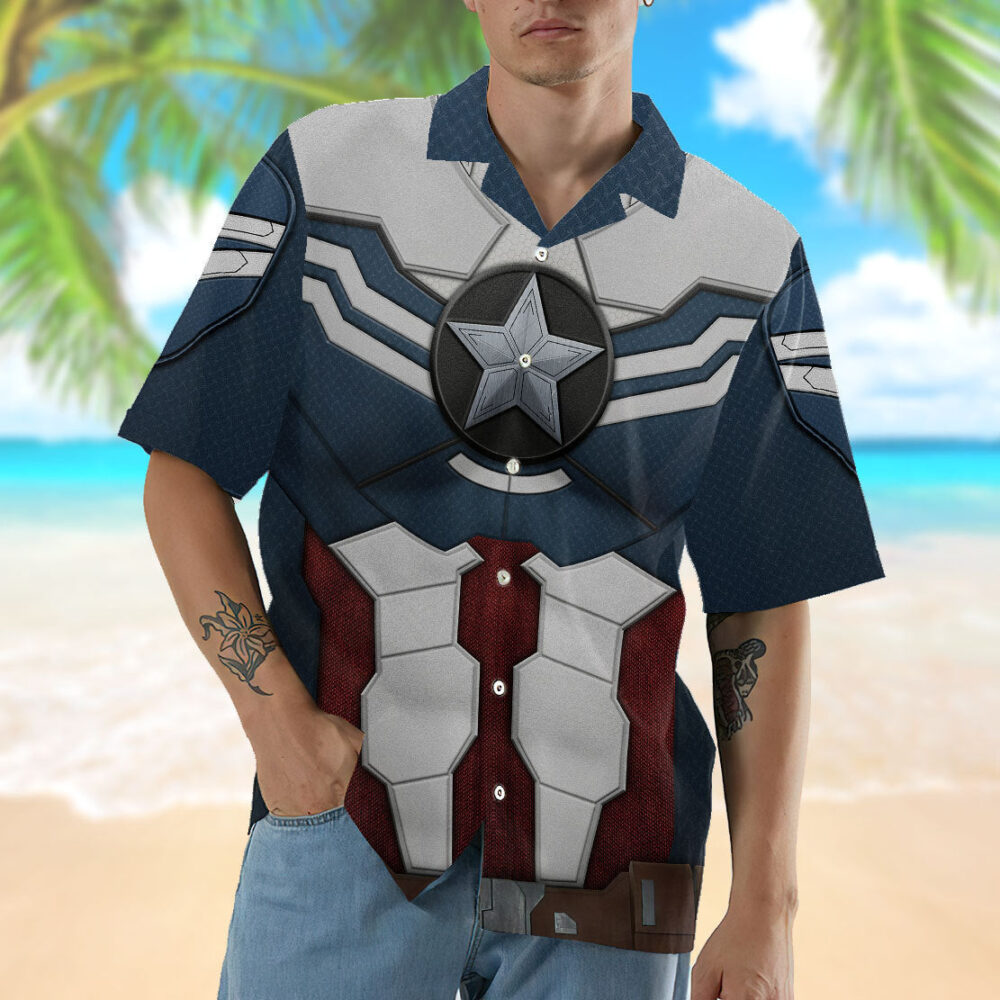 Sam Wilson Captain America Custom Hawaii Shirt