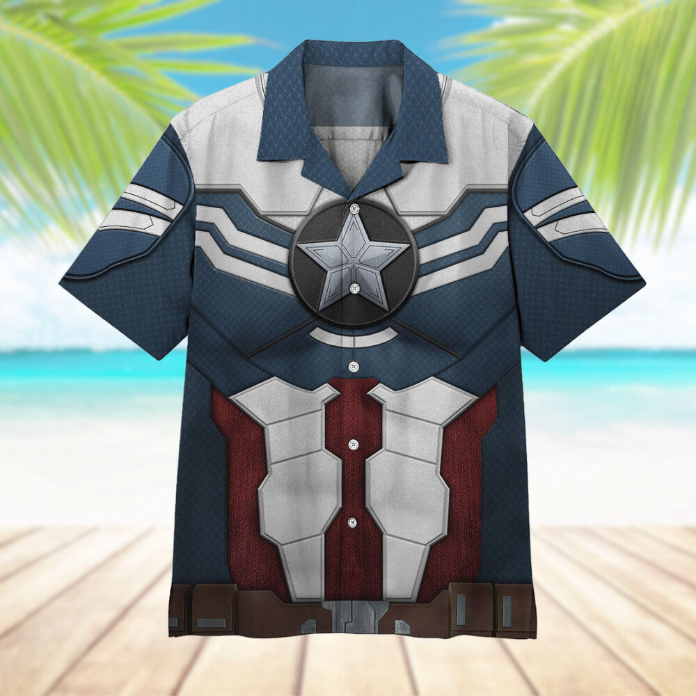 Sam Wilson Captain America Custom Hawaii Shirt