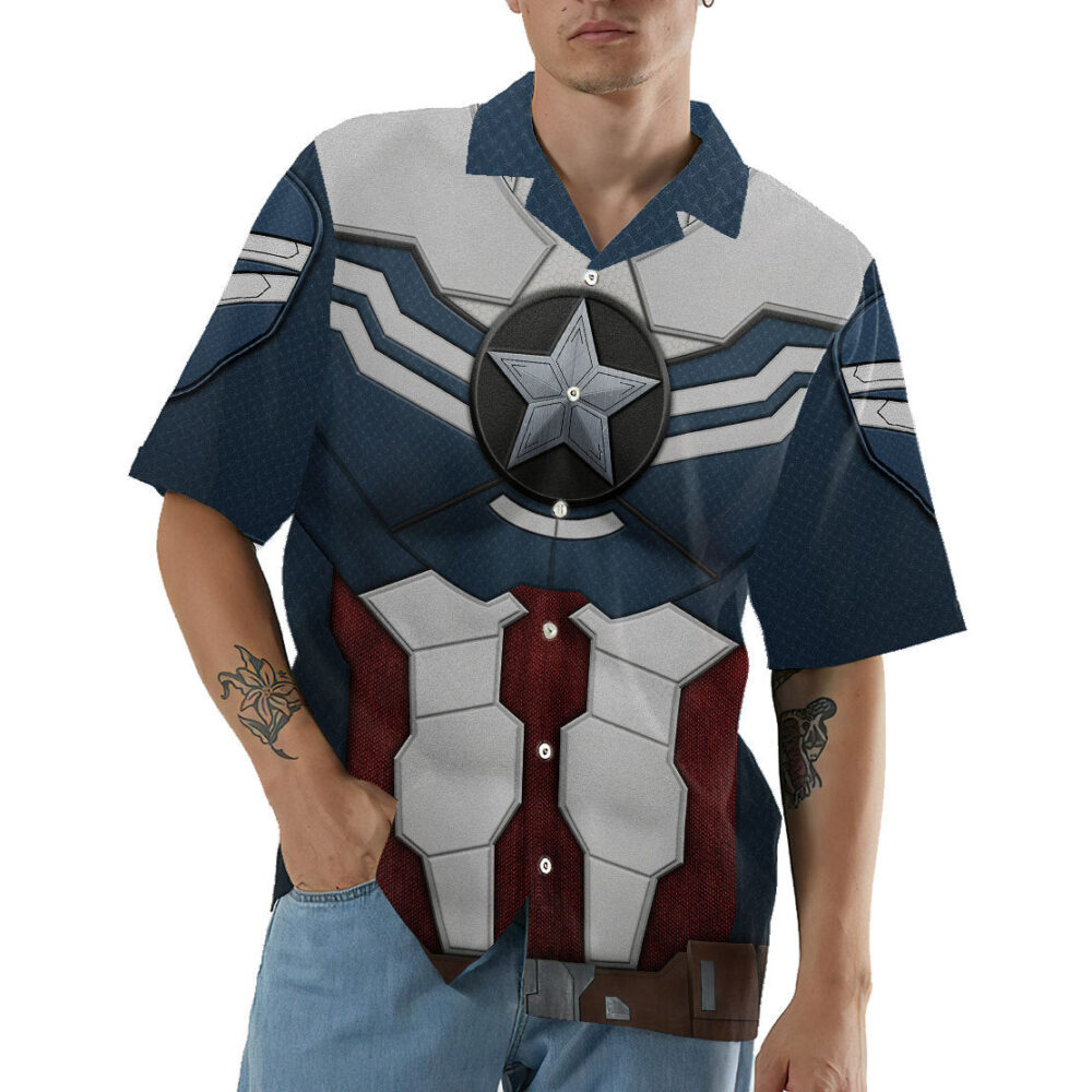 Sam Wilson Captain America Custom Hawaii Shirt