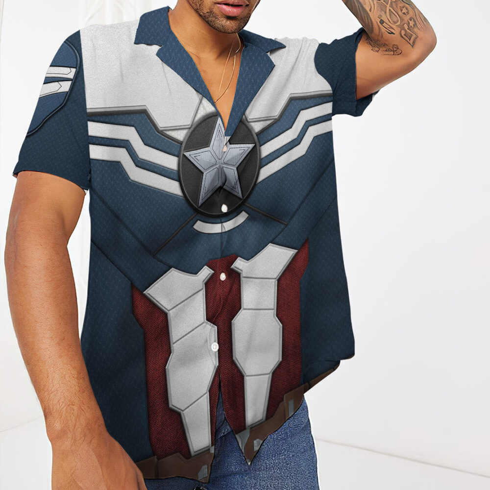 Sam Wilson Captain America Custom Hawaii Shirt