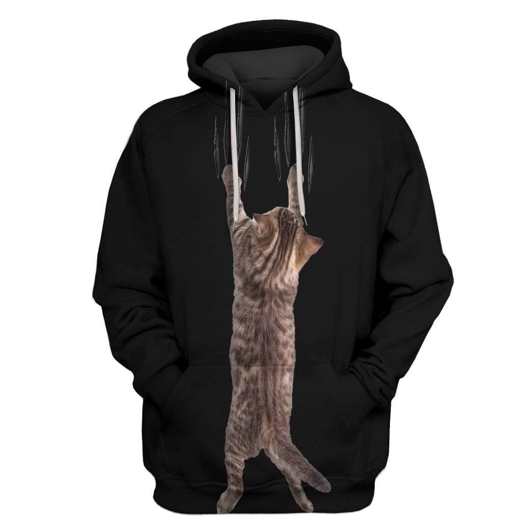 SCRATCHING CAT Custom T-Shirt Hoodie Apparel