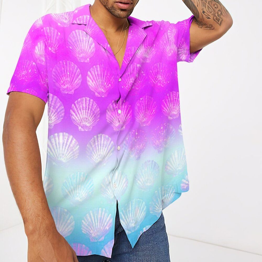 Sea Shell Color Hawaii Shirt