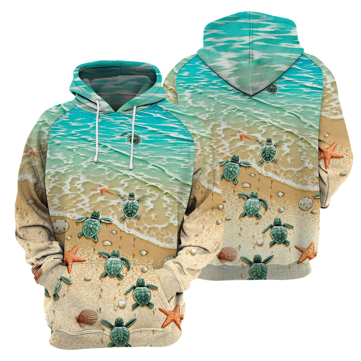 Sea Turtle Unique All Over Print T-Shirt Hoodie Gift Ideas