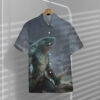 Shark Pirate Warrior Custom Hawaii Shirt Bwah6