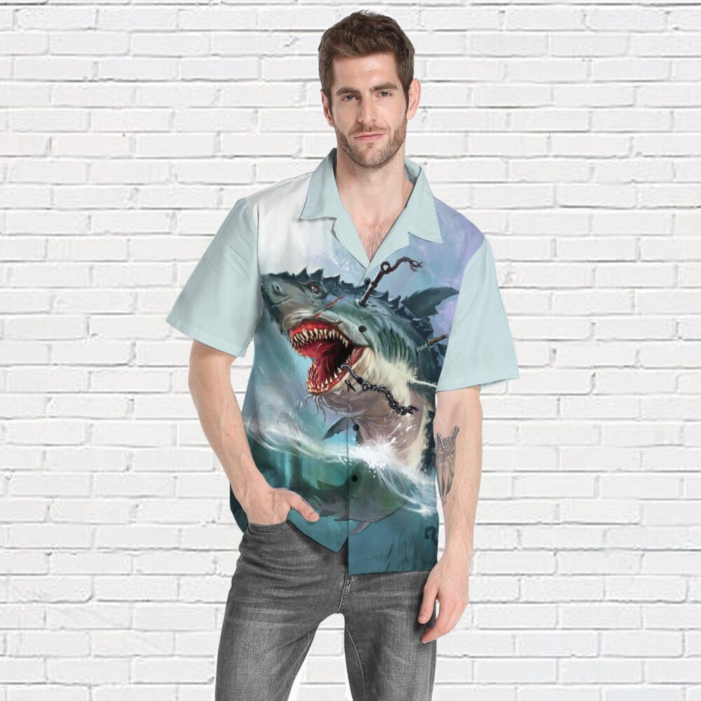 Sharks Fury Custom Short Sleeve Shirt