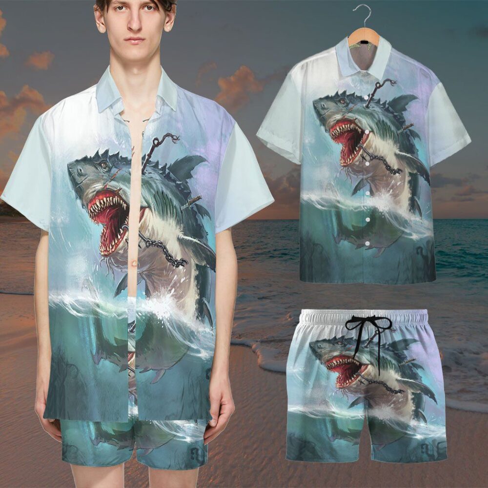 Sharks Fury Custom Short Sleeve Shirt