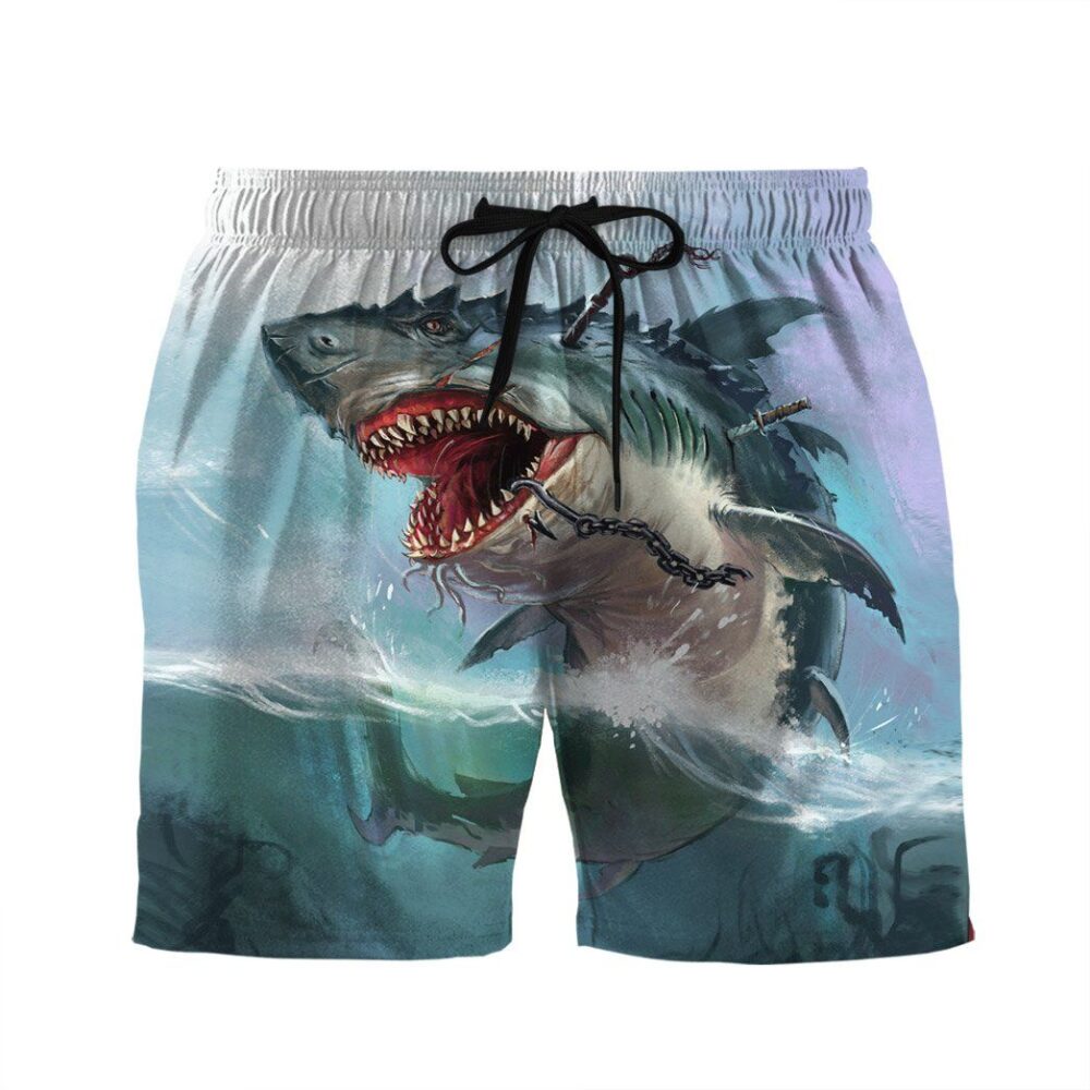 Sharks Fury Custom Short Sleeve Shirt