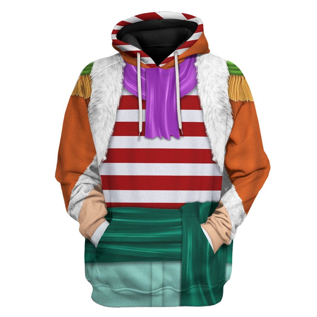 Shichibukai Buggy One Piece Costume All Over Print T-Shirt Hoodie Apparel