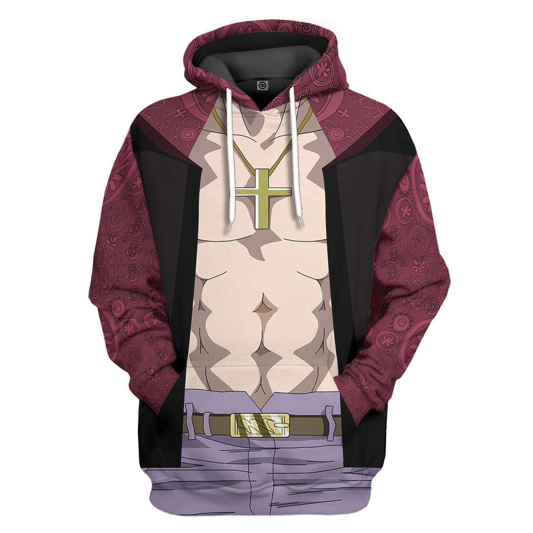 Shichibukai Mihawk One Piece Costume All Over Print T-Shirt Hoodie Apparel