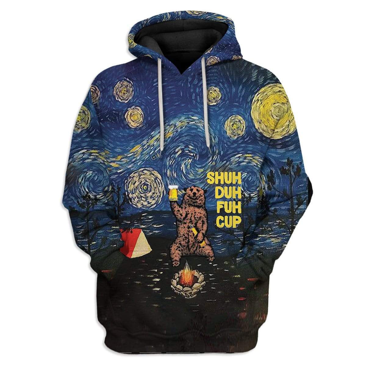 Shuh Duh Fuh Cup Starry Night Camping Custom T-Shirts Hoodies Apparel