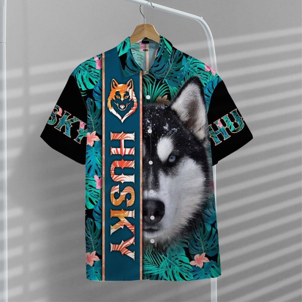 Siberian Husky Hawaii Shirt