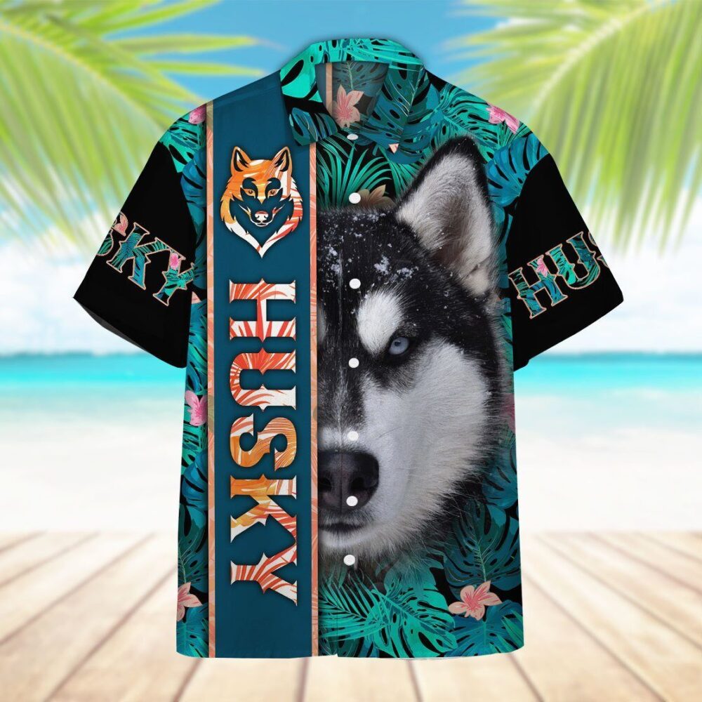 Siberian Husky Hawaii Shirt