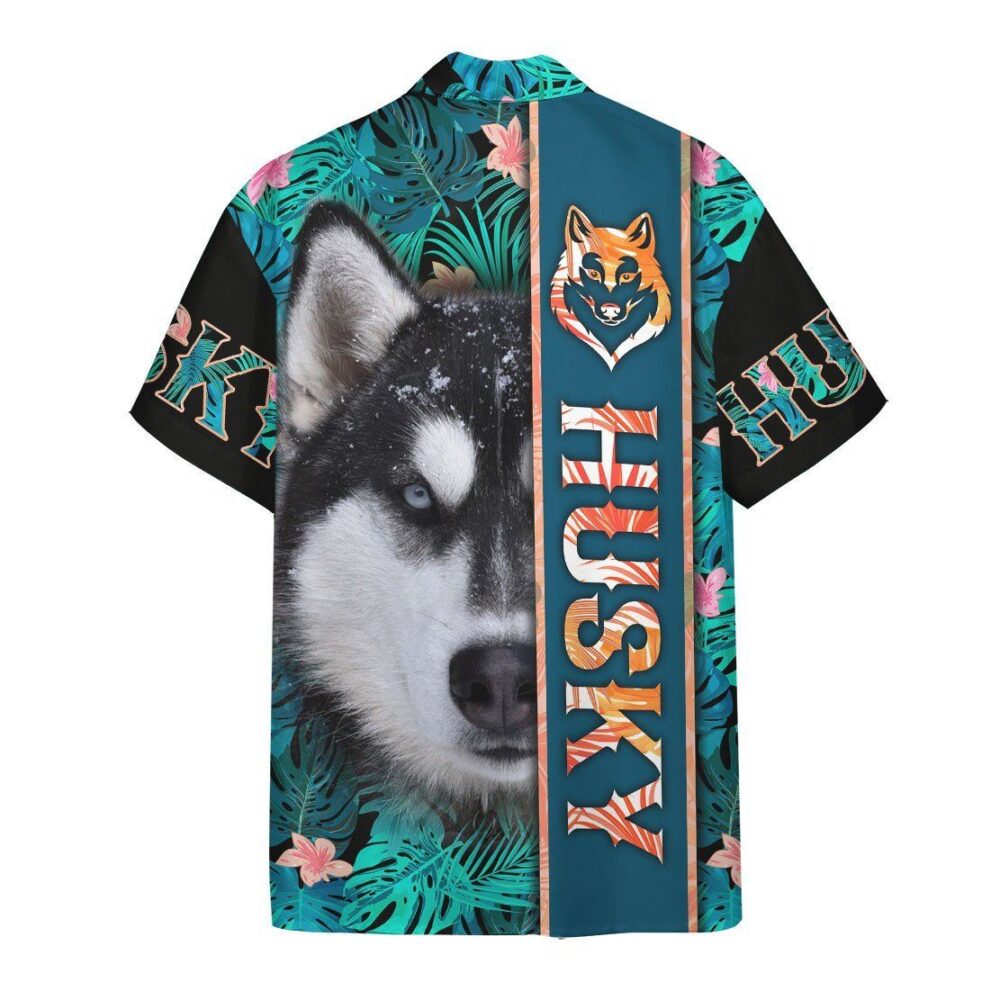 Siberian Husky Hawaii Shirt