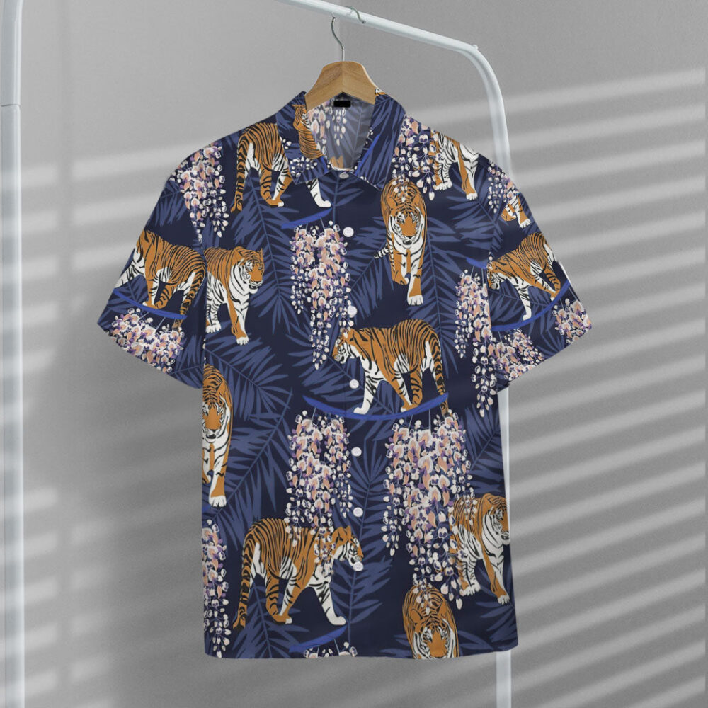 Siberian Tiger Tropical Custom Hawaii Shirt