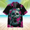 Skull And Flower Hawaii Shirt 3Ix1C