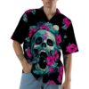 Skull And Flower Hawaii Shirt Oal7K