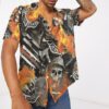 Skull Firefighter Custom Hawaii Shirt Hkphq