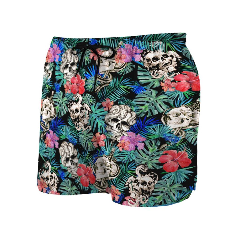 Skull Lover Tattoo Pattern Custom Hawaii Shirt