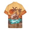 Skull Summer Beach Sunset Custom Hawaii Shirt Puc6X