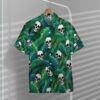 Skull Tropical Hawaiian Custom Short Sleeve Shirt Llldy