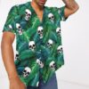 Skull Tropical Hawaiian Custom Short Sleeve Shirt Uznv2