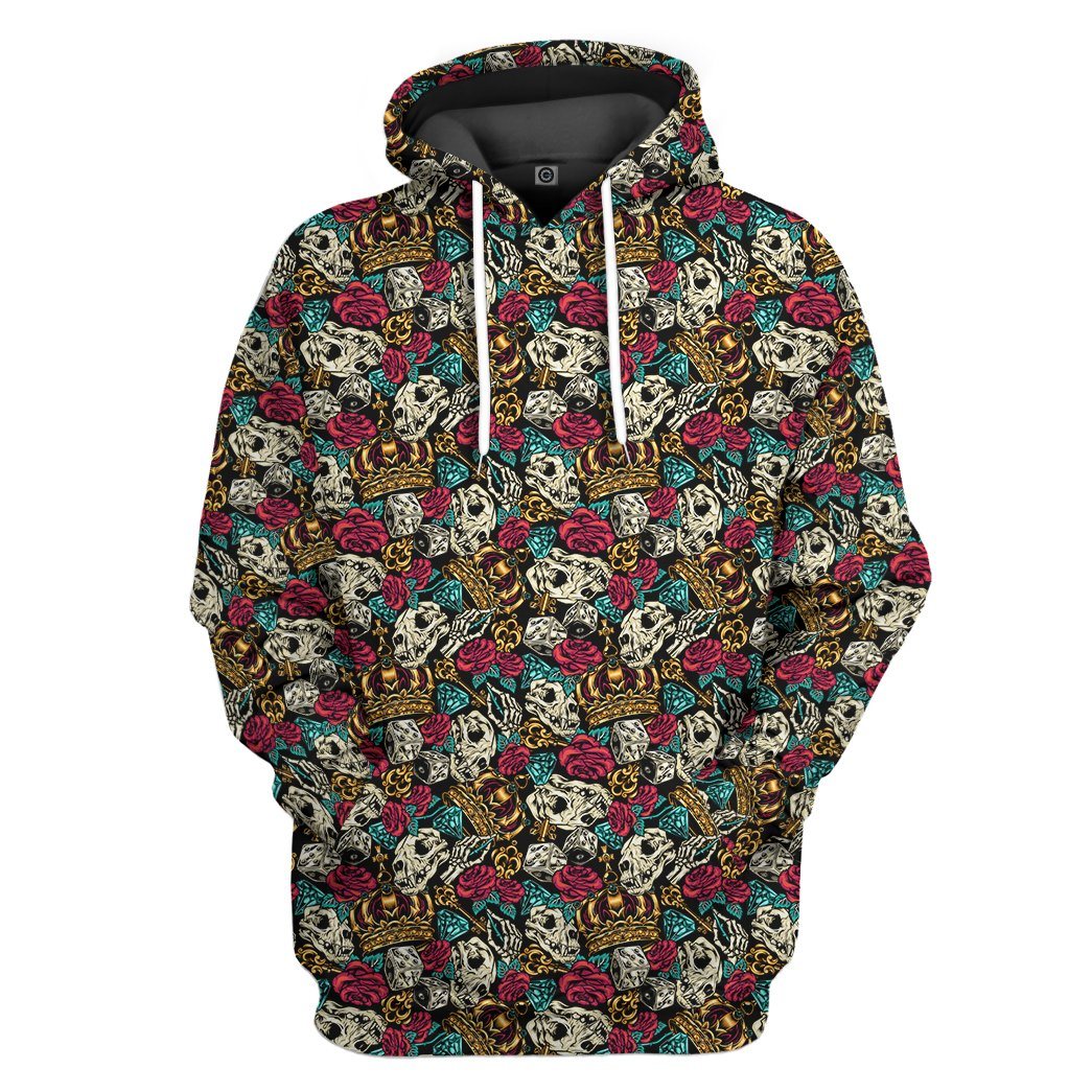 Skull Vintage Tattoo Hoodie Apparel