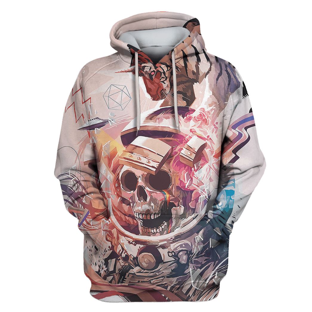 Skullcap Astronaut Custom T-Shirt Hoodie Apparel