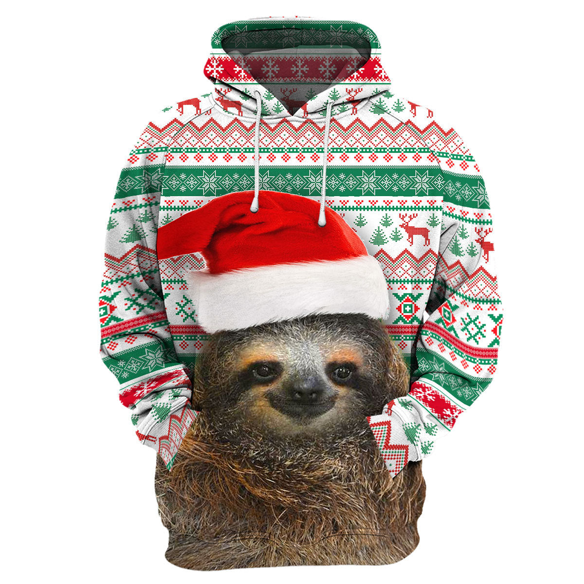 Sloth Christmas Unique All Over Print T-Shirt Hoodie Gift Ideas