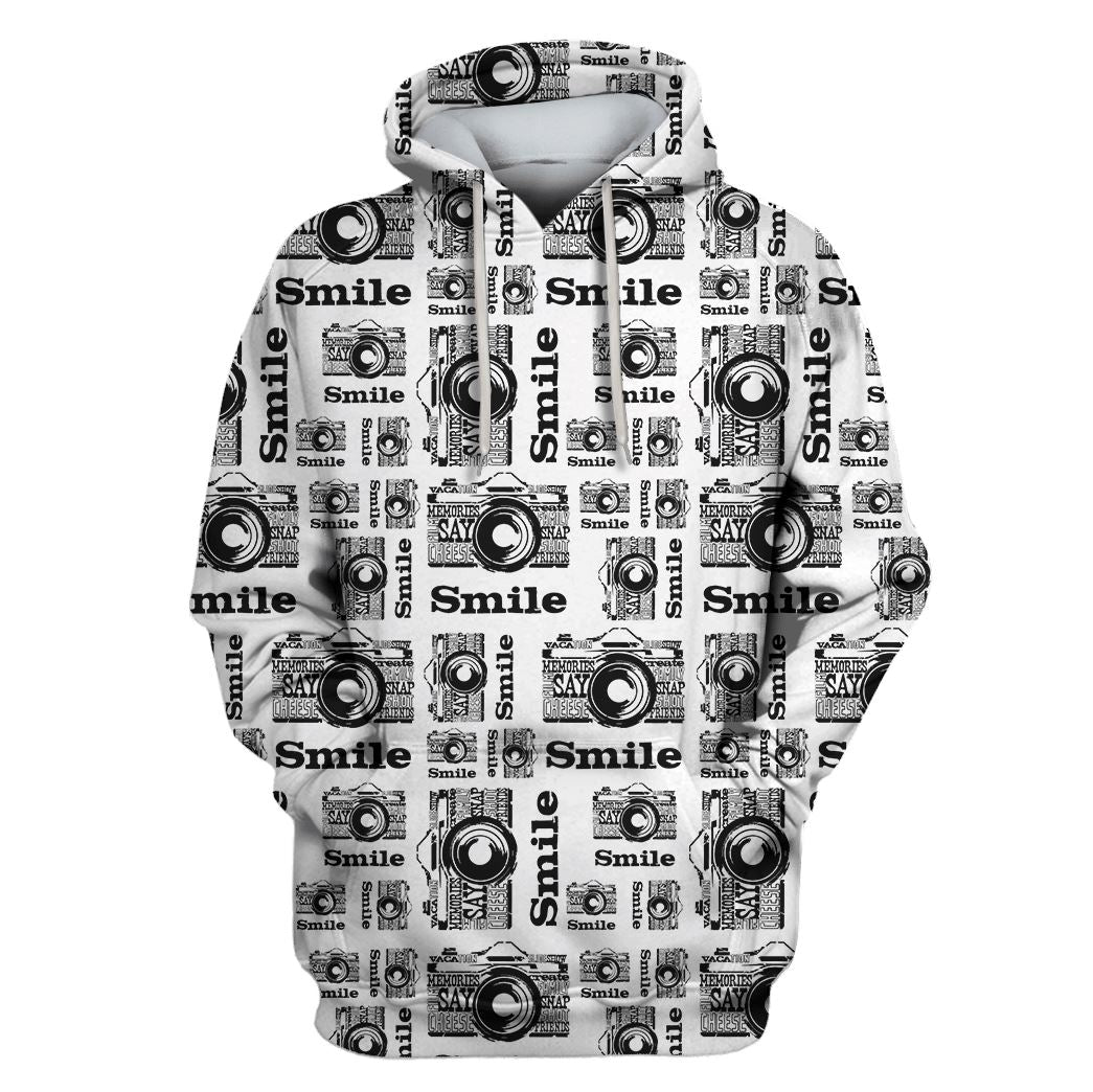 Smile Camera Custom T-Shirt Hoodie Apparel