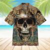 Snake Skull Hawaii Shirt Caqis