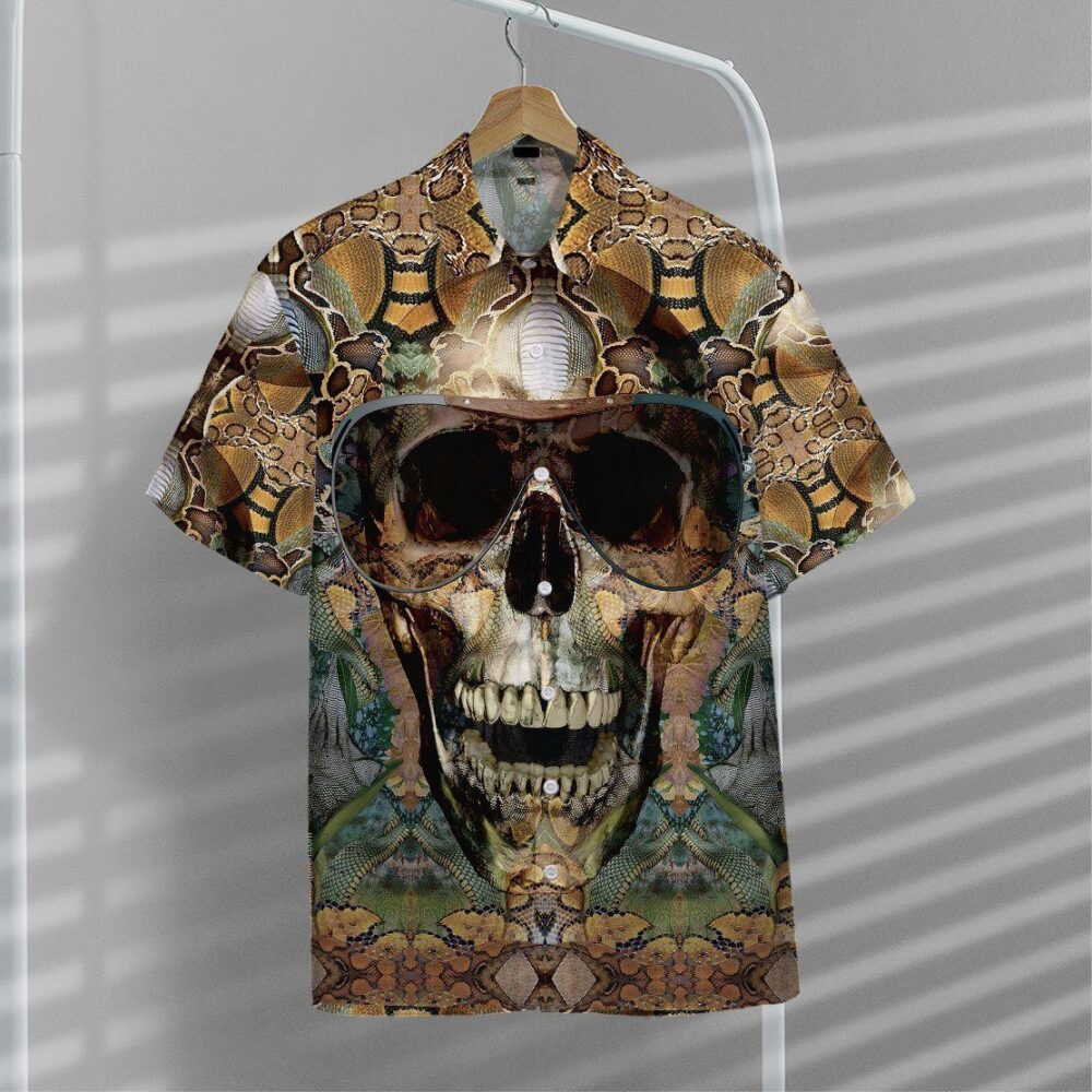 Snake Skull Hawaii Shirt