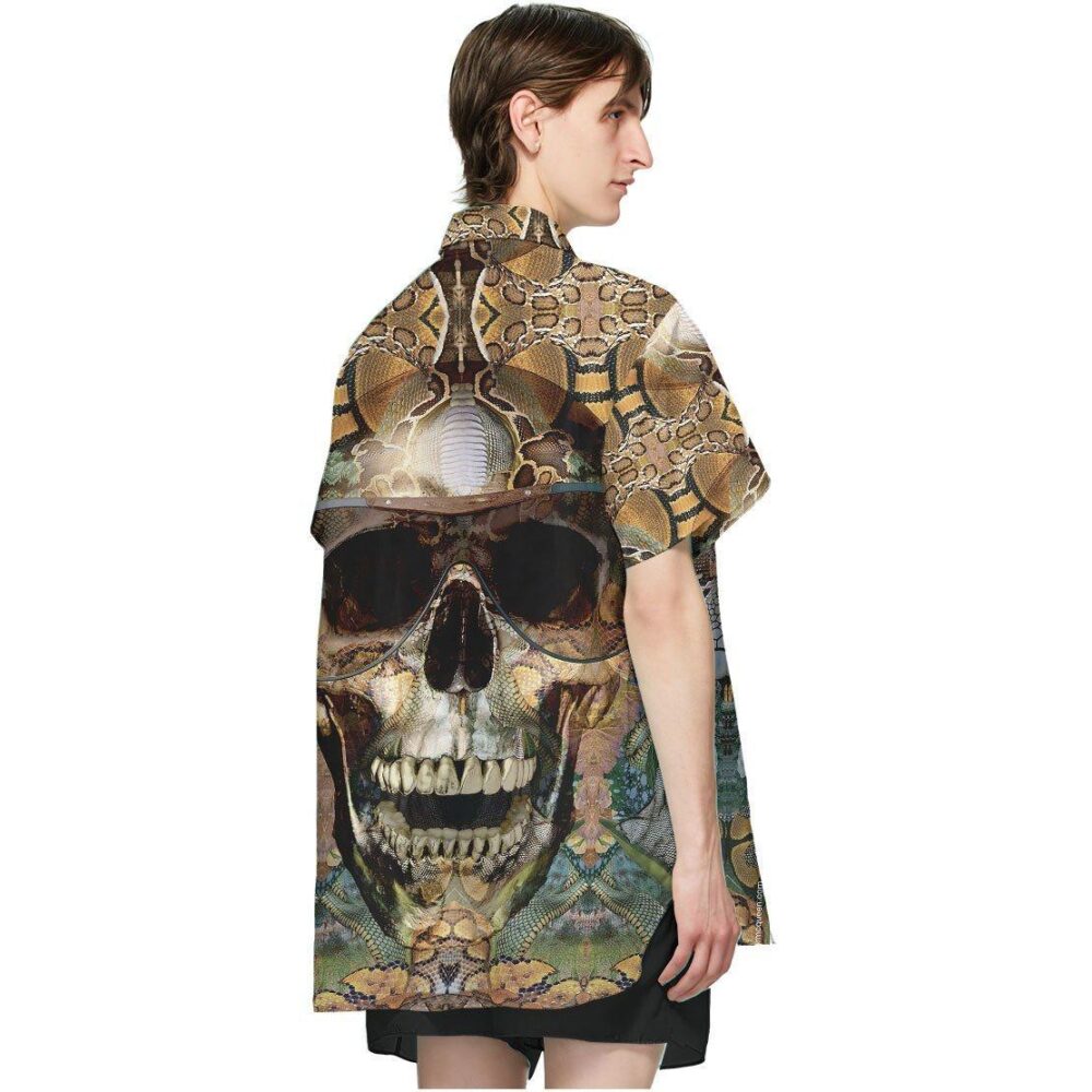 Snake Skull Hawaii Shirt