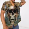 Snake Skull Hawaii Shirt Vxmcl