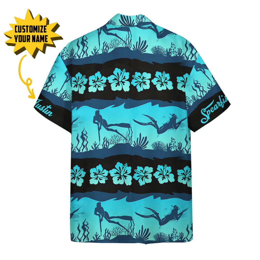 Spearfishing Custom Name Hawaii Shirt