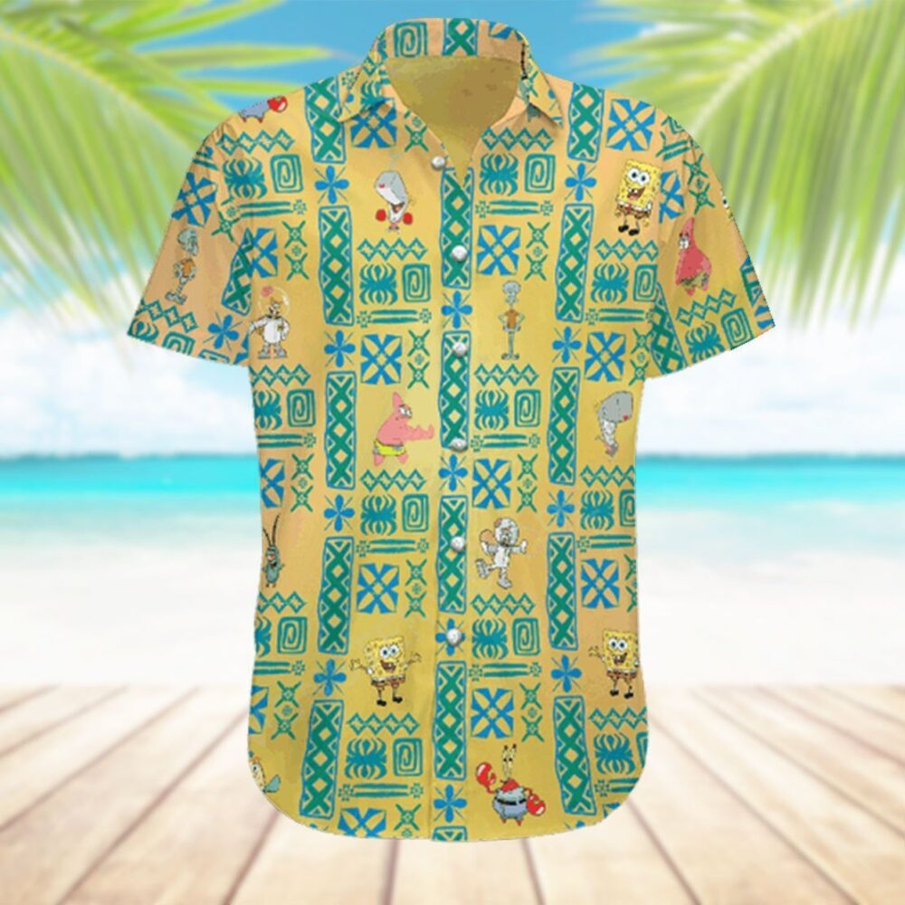 Spongebob Squarepants Custom Hawaiian Shirts For Men And Women