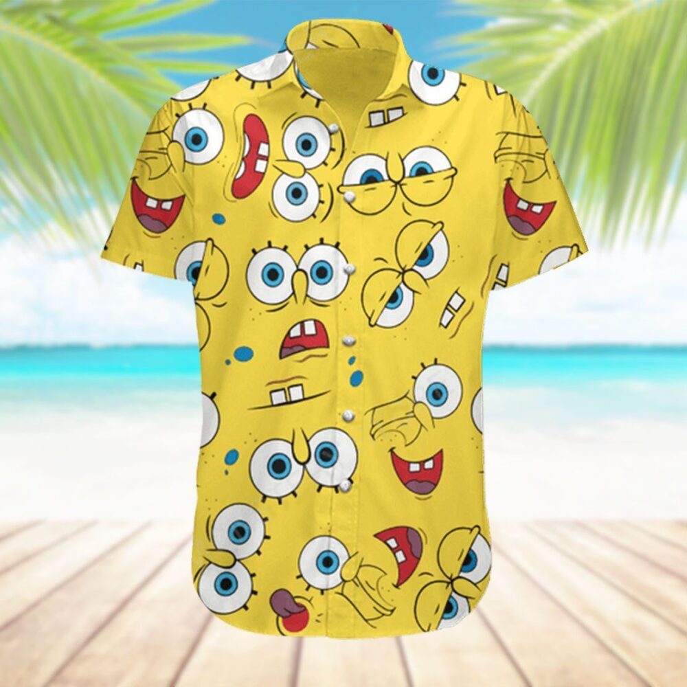 Spongebob Squarepants Custom Hawaiian Shirts For Men And Women