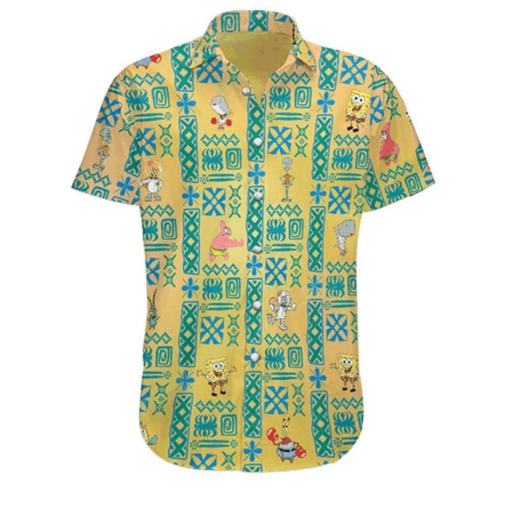 Spongebob Squarepants Custom Hawaiian Shirts For Men And Women