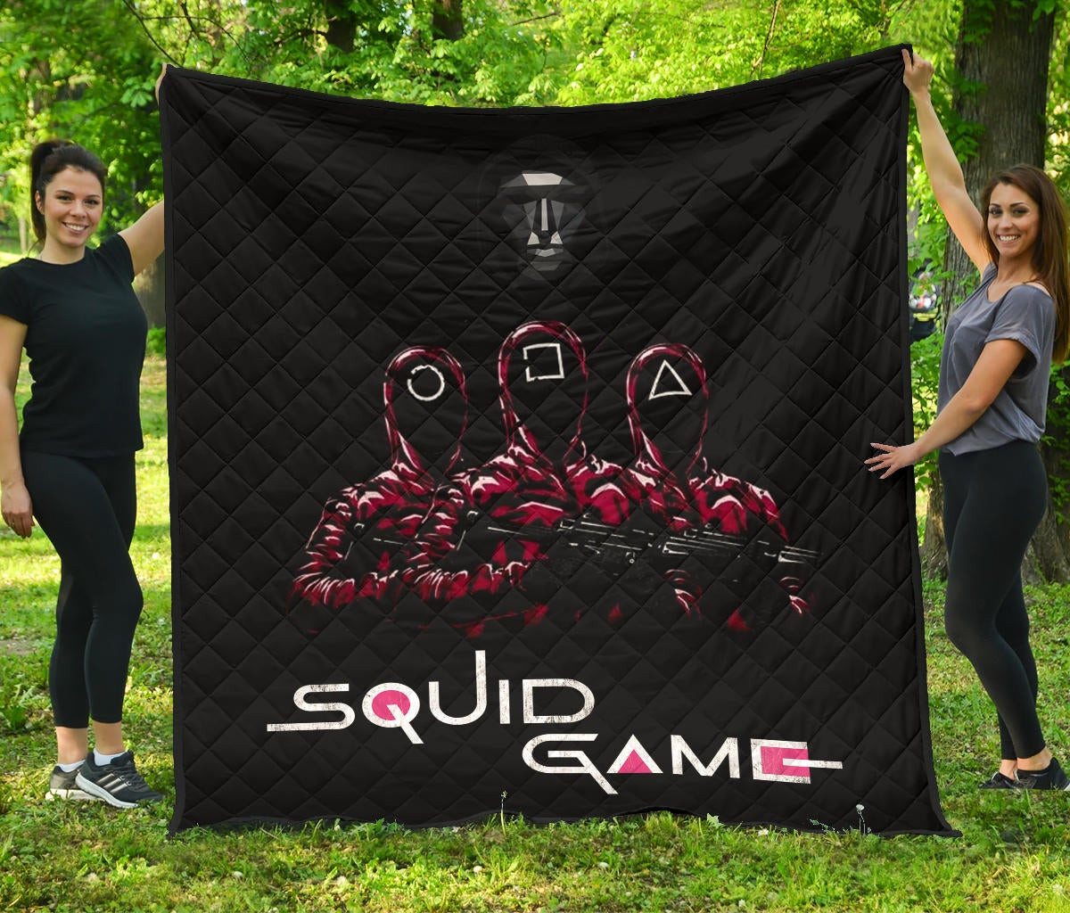 Squid Game Movie Tapestry – Funny Naughty Squid Workers Round Square Triangle Umbrella Tapestry Home Decor