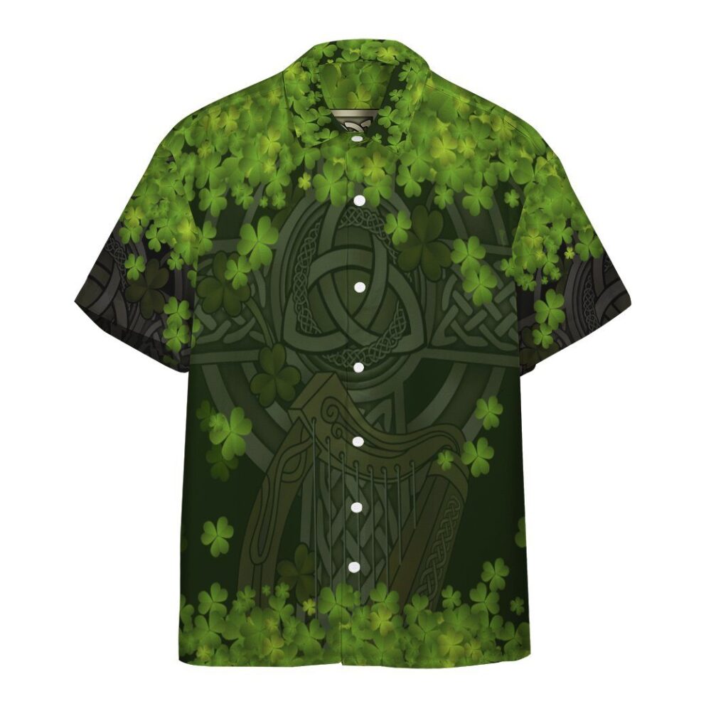 St Patrick Celtic Cross Custom Short Sleeve Shirt