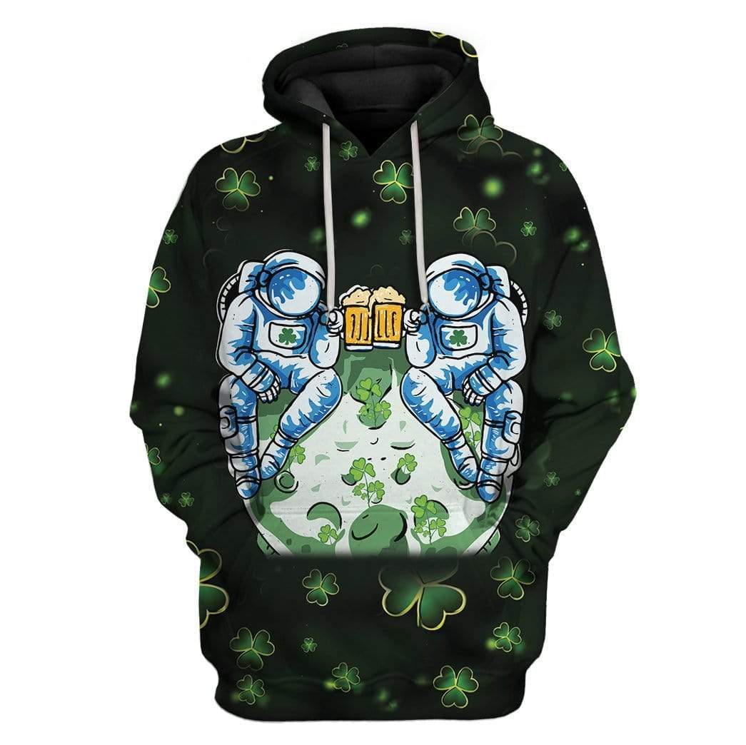 St Patrick Drinking Out Space Custom T-Shirts Hoodies Apparel