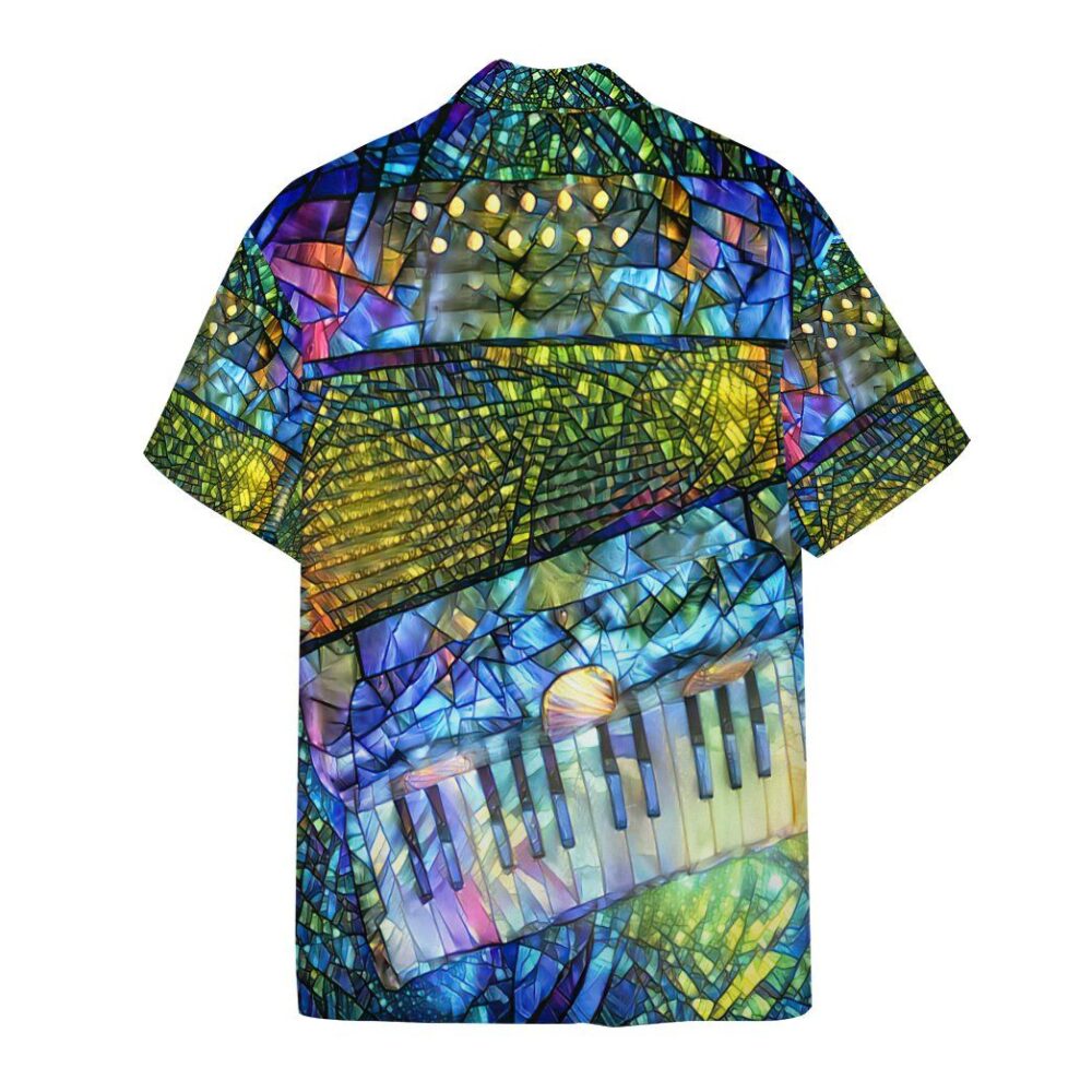 Stained Glass Accordion Hawaii Shirt