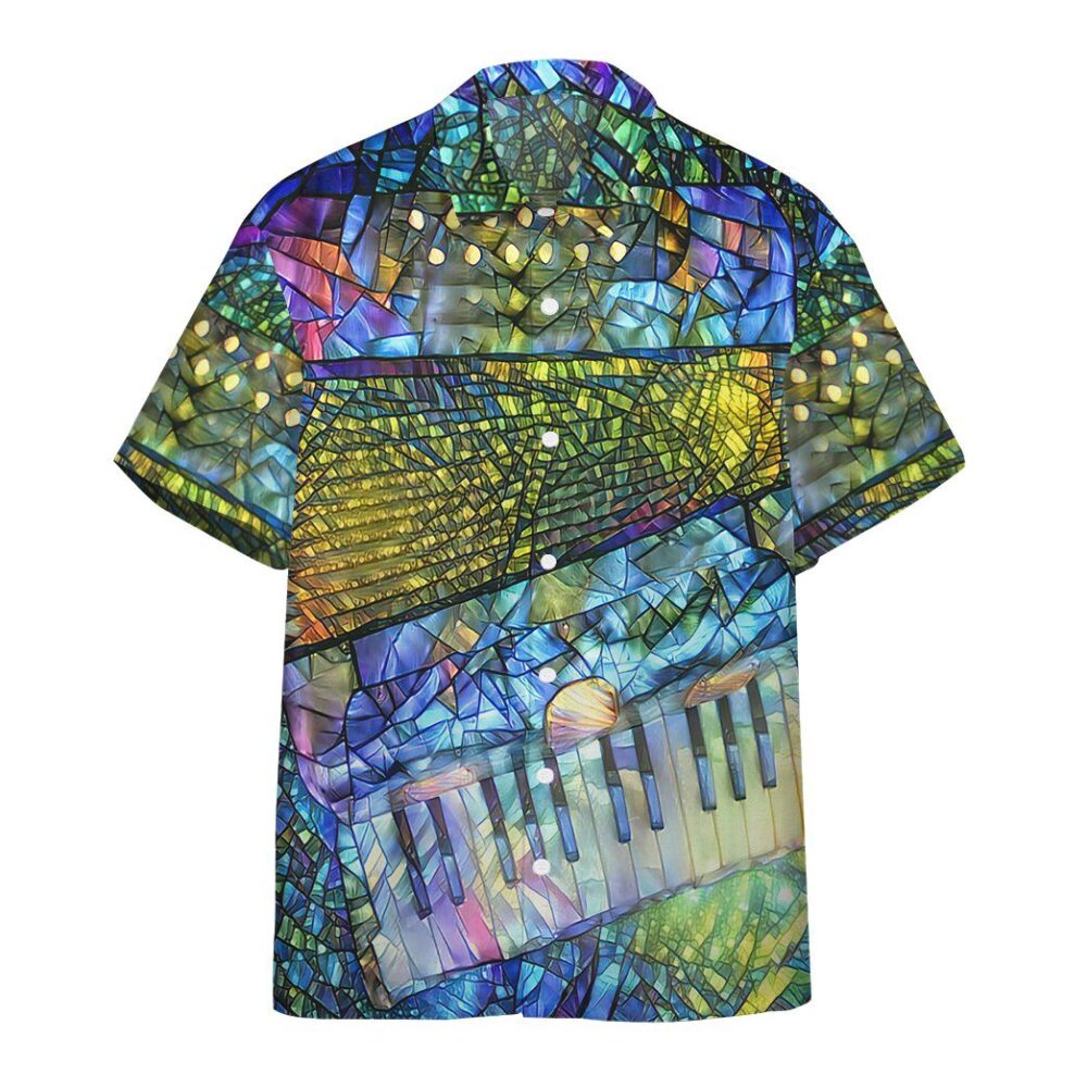 Stained Glass Accordion Hawaii Shirt