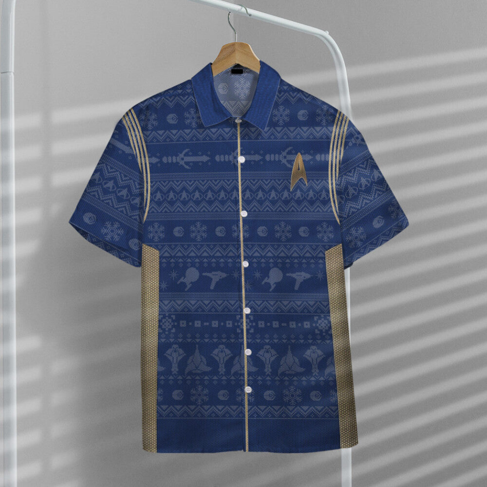 Star Trek Discovery 2017 Present Ugly Christmas Custom Hawaii Shirt