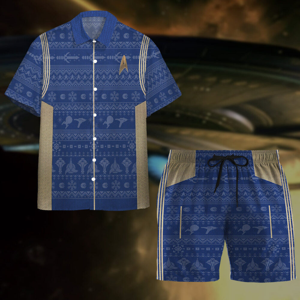 Star Trek Discovery 2017 Present Ugly Christmas Custom Hawaii Shirt