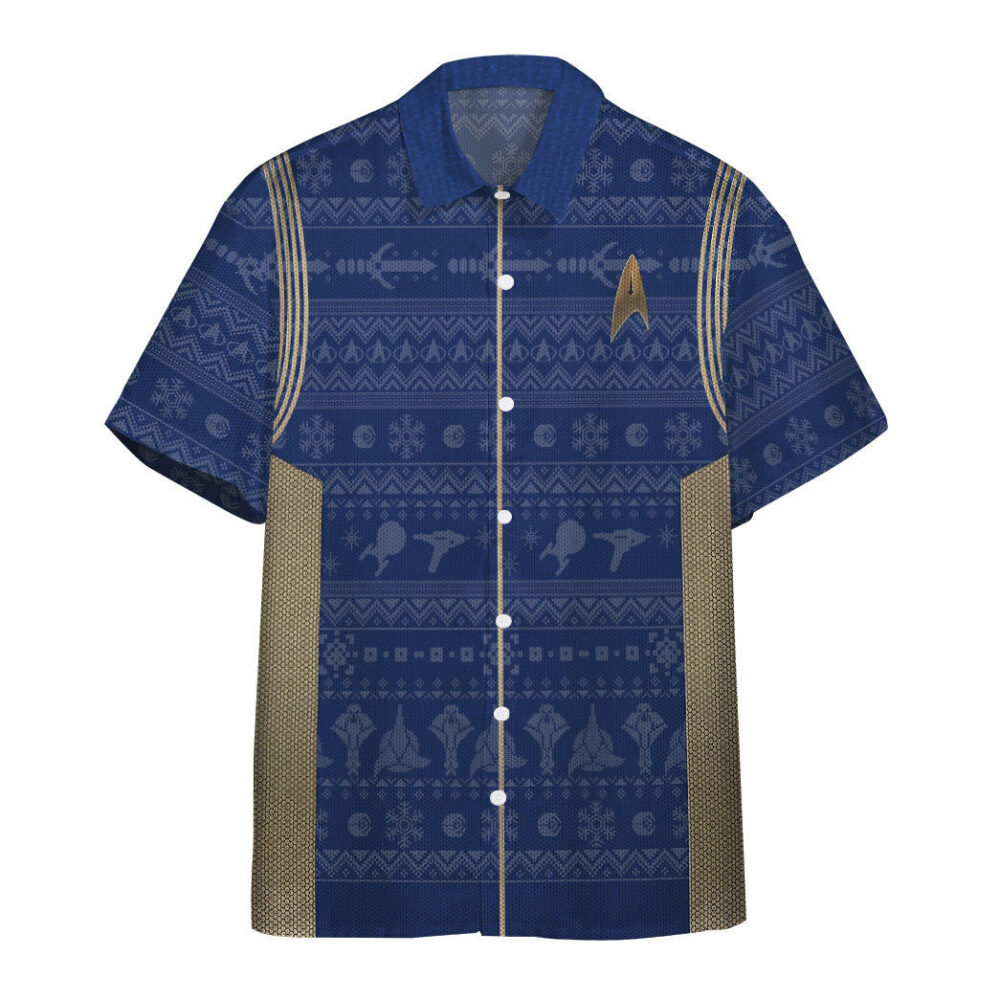 Star Trek Discovery 2017 Present Ugly Christmas Custom Hawaii Shirt