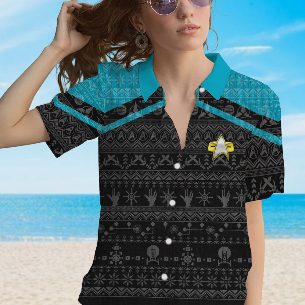 Star Trek Picard 2020 Blue Ugly Christmas Custom Hawaii Shirt