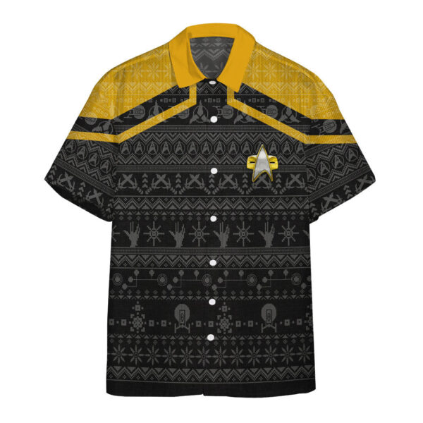 Star Trek Picard 2020 Yellow Ugly Christmas Custom Hawaii Shirt